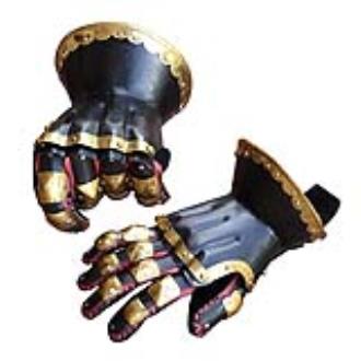 Armory Replicas The Cursed Black Knight Functional Medieval Armor Gauntlets