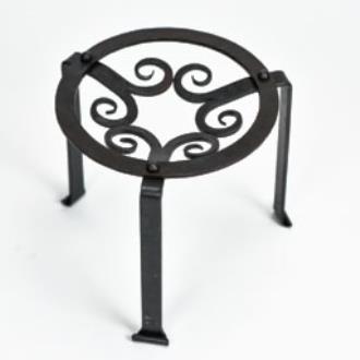 Hand Forged Medieval Iron Grill Stand