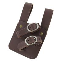 IN6505BR - First Crusade Leather Sword Frog Brown