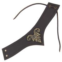IN6808BR - Lady of the Manor Medieval Leather Collar