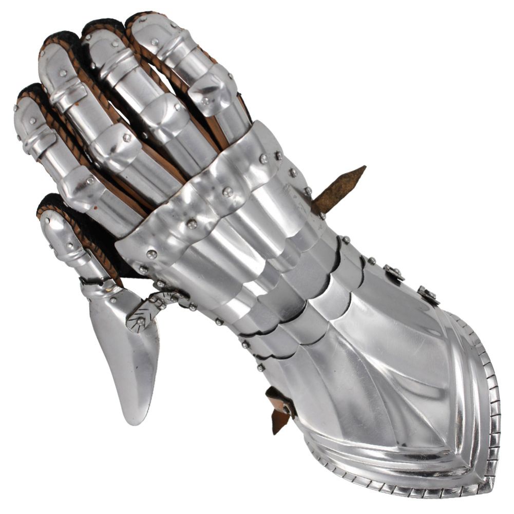 Brass Gauntlets , Gothic Armored Medieval Polished Knights