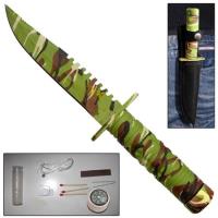 AZ979 - Little Giant Military Survival Knife Jungle Camo AZ979 Knives