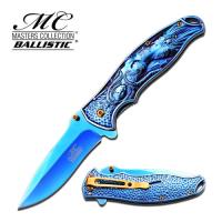 MC-A019BL - MASTERS COLLECTION SPRING ASSISTED KNIFE