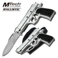 MT-A818SB - Assisted Opening Knife With Gun Holster
