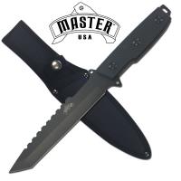 MU-1140bk - MASTER USA MU-1140BK FIXED BLADE KNIFE 12&quot; OVERALL