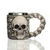 MUG-2SK - Underworld Drinking Tankard Mug - Death Skull Coffee Cup Skeletal