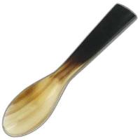 IN4451 - Buffalo Horn Naturally Carved Medieval Spoon 5&quot;