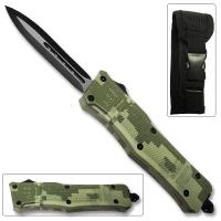 OTFM-11CA - Delta Force OTF Out The Front Automatic Double Edge Spear Point Knife