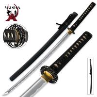 pcss043bk - Samurai Special Full-Tang Crane Katana Sword