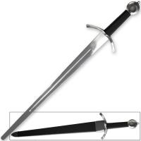 PK-1169 - Eric the Red Viking Warrior Sword FULL TANG Blunted Edge w Hardwood Scabbard