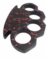 CI-300-TBP - Brass Knuckles Camo Paint Splatter BLACK AND RED