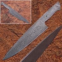 SBDM-2288 - Damascus Full Tang Ladder Pattern Blank Chef Knife - Ltd.Edition 3