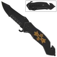 SP1324 - Dark Conqueror Spring Assist Tactical Knife