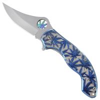 SP1793 - Blue de Hue Spring Assist Pocket Knife