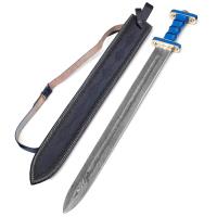 SSD2449 - High Class Warrior Damascus Steel Medieval Viking Sword