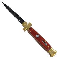 ST2069 - Golden Stiletto Santa Fe Automatic Knife