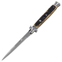 ST709 - Fallow Deluxe XL Grand Italian Milano Faux Stag Stiletto Knife
