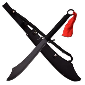 2-piece Chinese Hook Sword Set Black - XL1111