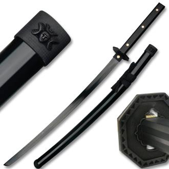 Black Bushido Samurai Sword of War Full Tang Battle Ready
