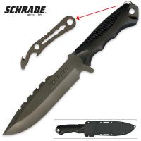 17-SCHF27 - Schrade Extreme Survival Titanium Knife &amp; Pry Tool
