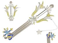 FM-2036 - Kingdom Hearts Keyblade FOAM Honor Magic Enhancer Key Sword LARP