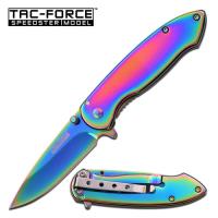 TF-862RB - TAC-FORCE  SPRING ASSISTED KNIFE TITANIUM COATED