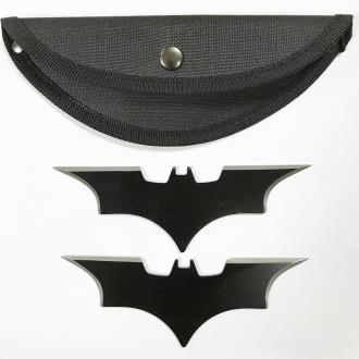 Fantasy Dark Bat Thrower Set Black Solid