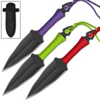 TS1223 - Eclipse 3 Piece Throwing Target Knife Set