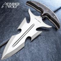 TW1055 - Timber Wolf Great White Push Dagger With Sheath