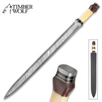 TW616 - Timber Wolf Saga Handmade Double Edged Sword