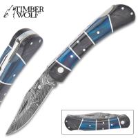 TW901 - Timber Wolf Rainshadow Handmade Pocket Knife / Folder
