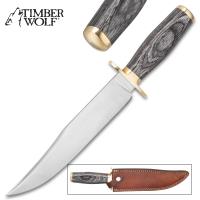 TW982 - Timber Wolf Grey Back Knife With Sheath