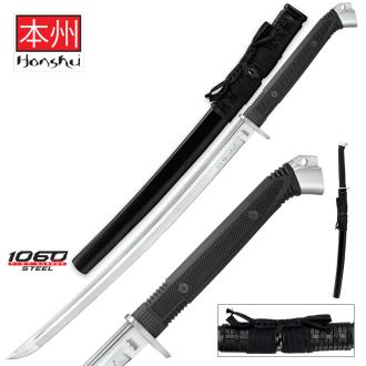 Boshin Wakizashi Sword with Wooden Scabbard