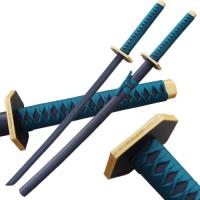 W3243 - Beautiful All Wood Katana Sword Black Blade