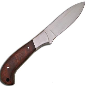White Deer Full Tang J2 Steel Tactical Knife Operators Hardwood Grip Drop Point