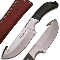 WD-9412 - WHITE DEER Guthook Ranger Series J2 Steel Skinner Knife Buffalo Horn Grip