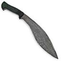 DM-2407 - 1095 HC Hand Made Damascus Steel Kukri Knife Micarta Wood Handle