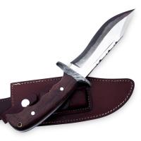 WDM-2436 - San Mai White Deer Damascus Steel  Bowie Knife