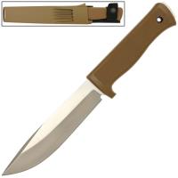 WG1088 - Full Tang Clip Point Tactical Knife Tan