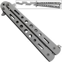 YC-301S - Bottle Popping Balisong Training Butterfly Knife Style Can Openr