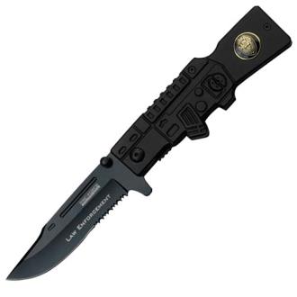 Legal Automatic Knife Police M-16 Style Spring Assist