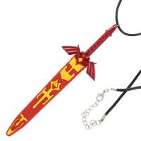 YC1627RD - Shadow Master Hyrule Warrior Sword Necklace