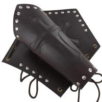 IN60656 - Bowmans Leather Renaissance Warfare Bracer Set