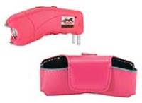 CH23-P - Pink Cyclone 2.5 Million Volt Rechargeable Stun Gun With LED Light