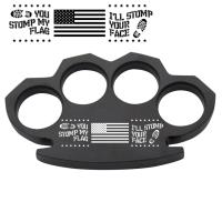 CI-300-BK-STOMP - Stomp My Flag I Stomp Your Face Steam Punk Black Solid Metal Paper Weight