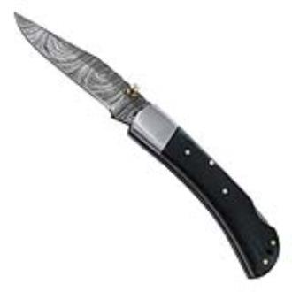 Wild Buccaneer Damascus Steel Liner Lock Pocket Knife
