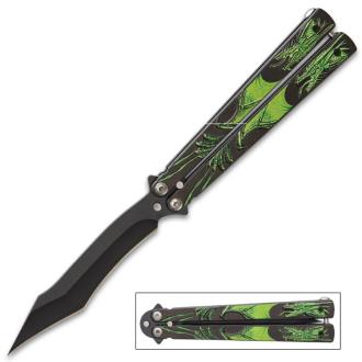 Poison Dragon Butterfly Knife Stainless Steel Blade
