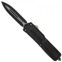 FOA1003 - Titan Black Double Action OTF Black Dagger Automatic Knife