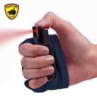 GDIFOC18-1BL - InstaFire Blue Personal Defense Pepper Spray 1/2 oz With Activewear Hand Sleeve