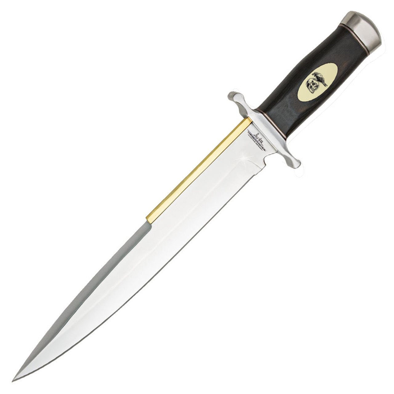 Gil Hibben Expendables Toothpick Knife And Leather Sheath